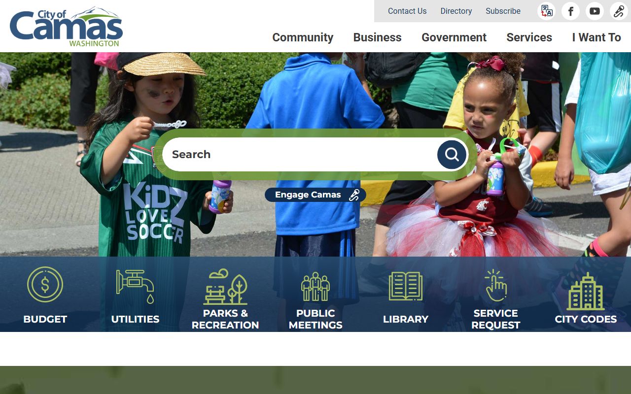 Camas city portal booking records