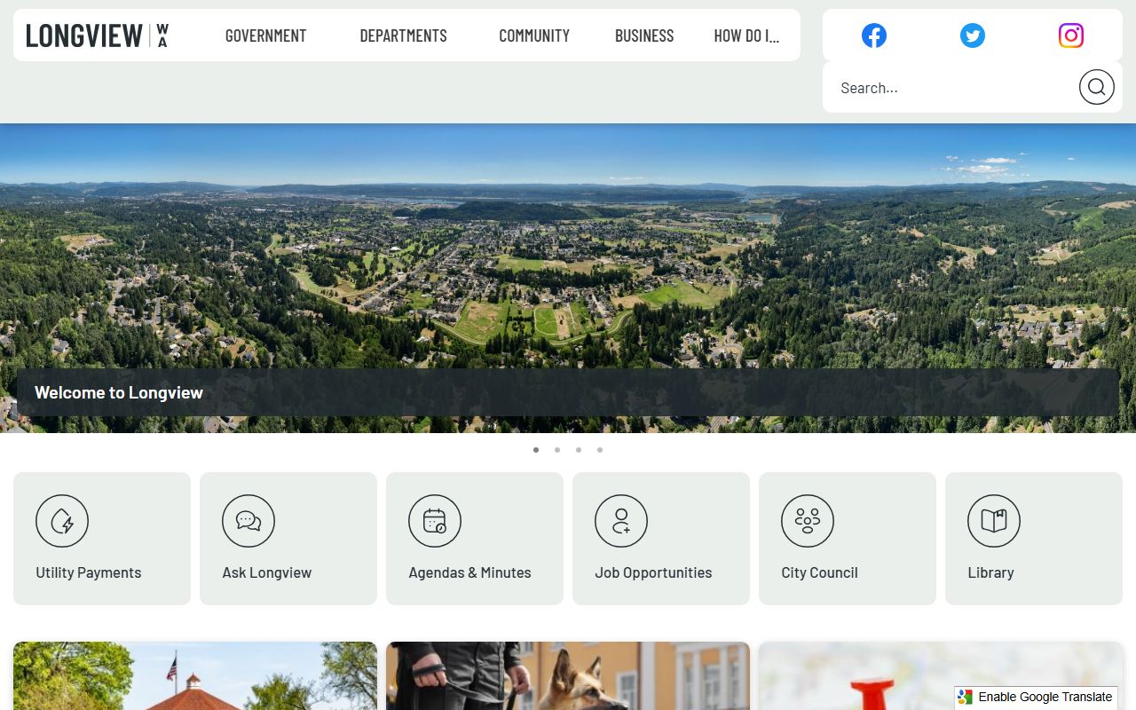City of Longview portal booking reports