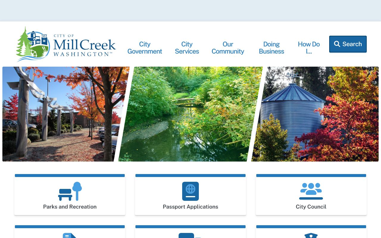 neighboring Mill Creek city portal booking reports