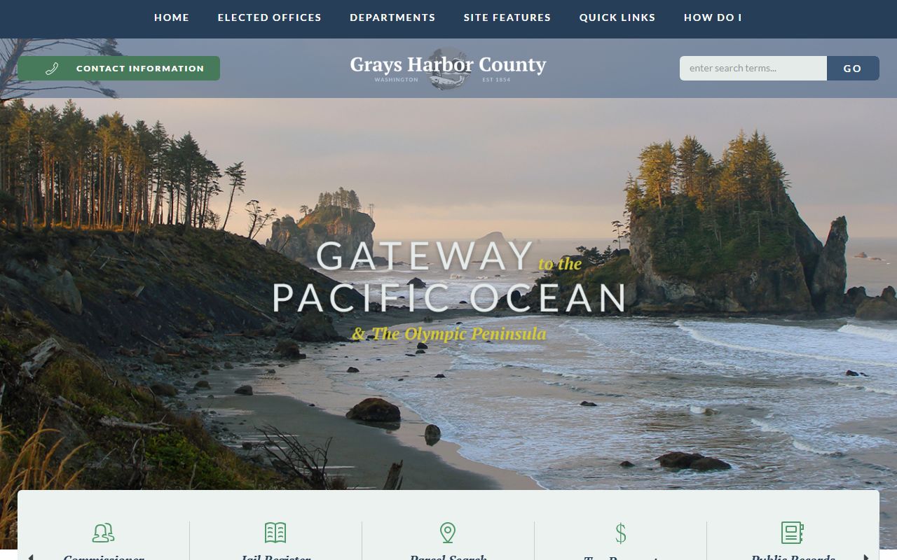 Grays Harbor County booking records portal