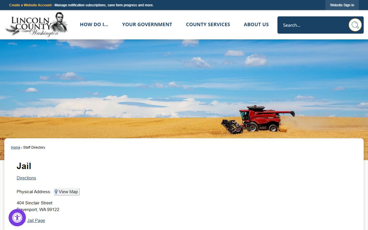 Lincoln County booking records jail directory