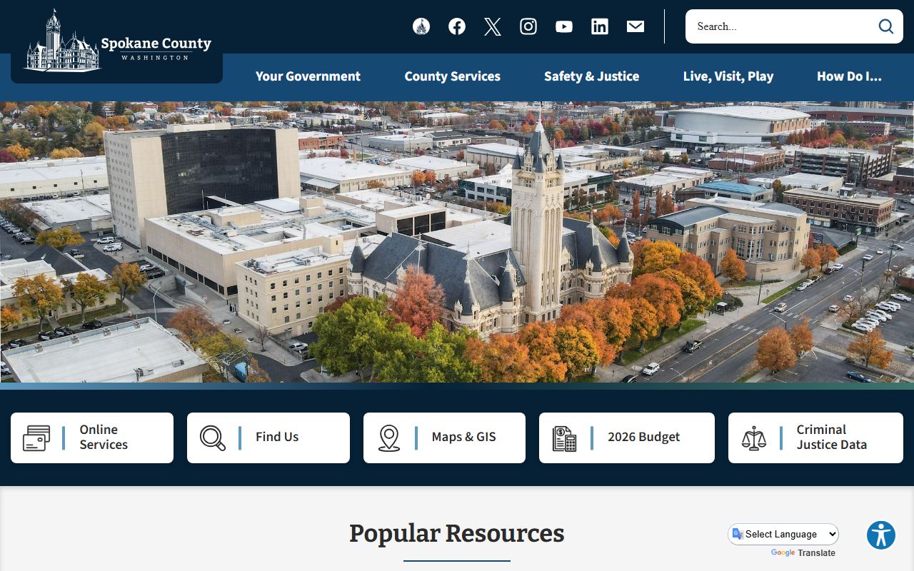 Spokane County records portal booking reports